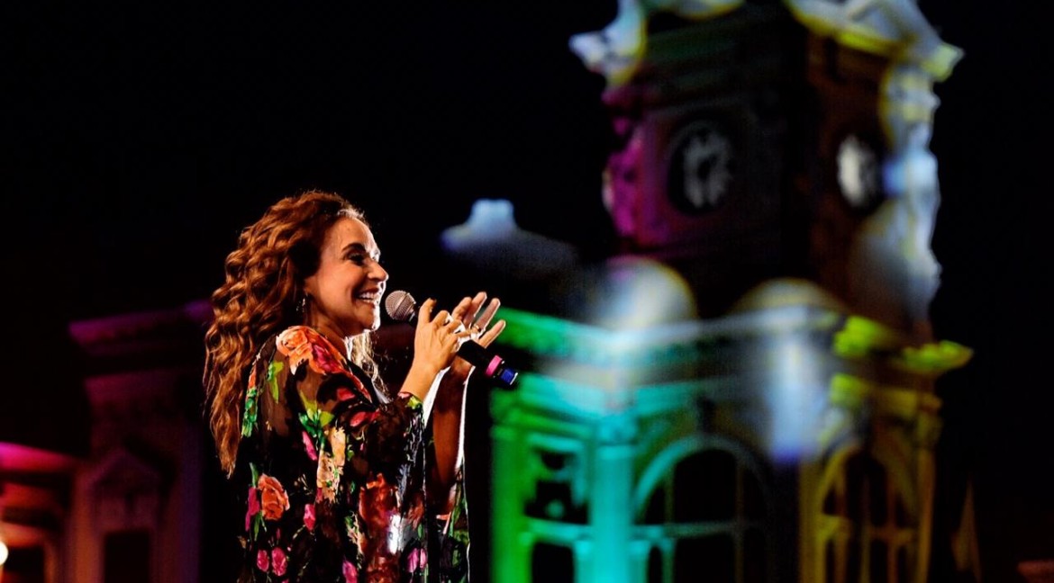 Daniela Mercury na Virada Cultural. Foto: Lucas Hallel/Divulgação