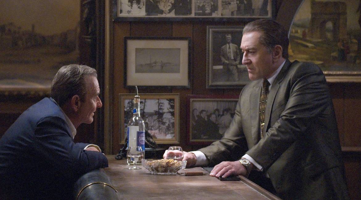 Joe Pesci e Robert De Niro em O Irlandês. Foto: Netflix/Divulgação Joe Pesci e Robert De Niro em O Irlandês. Foto: Netflix/Divulgação