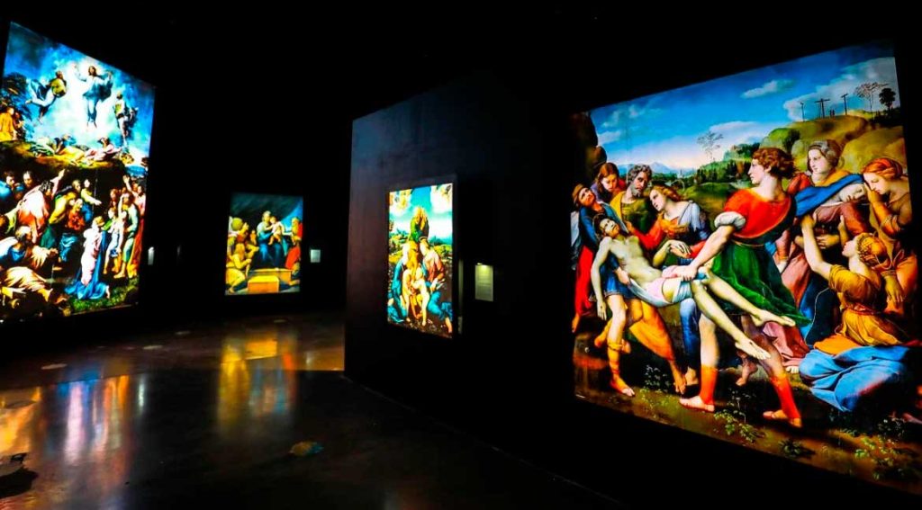 Palácio das Artes recebe exposição sobre vida e obra do mestre renascentista Raffaello Sanzio. Foto: Cortesía SECTUR Guanajuato