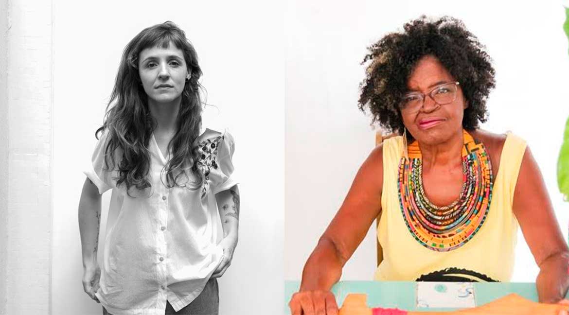 Ana Estaregui (Renato Parada) e Miriam Alves (Amanda Neri)