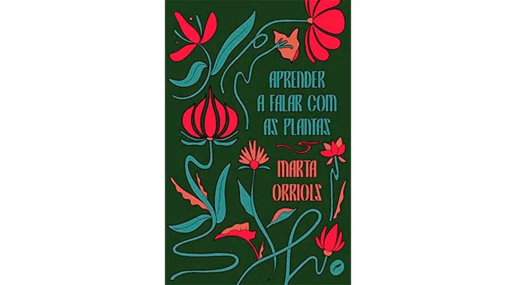 Capa do livro Aprender a falar com as plantas. 