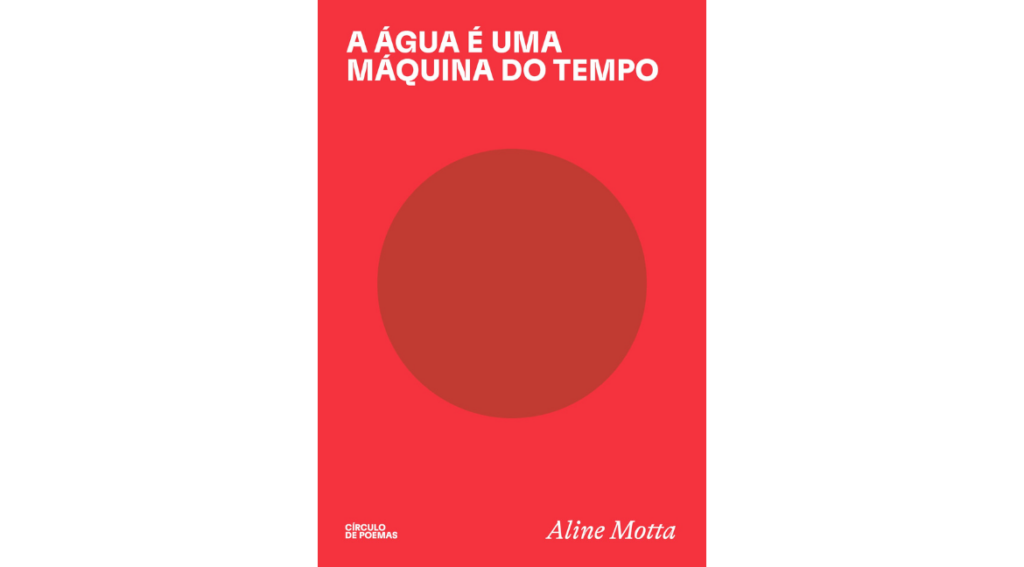 Capa do livro A água é uma máquina - Foto Círculo de Poemas