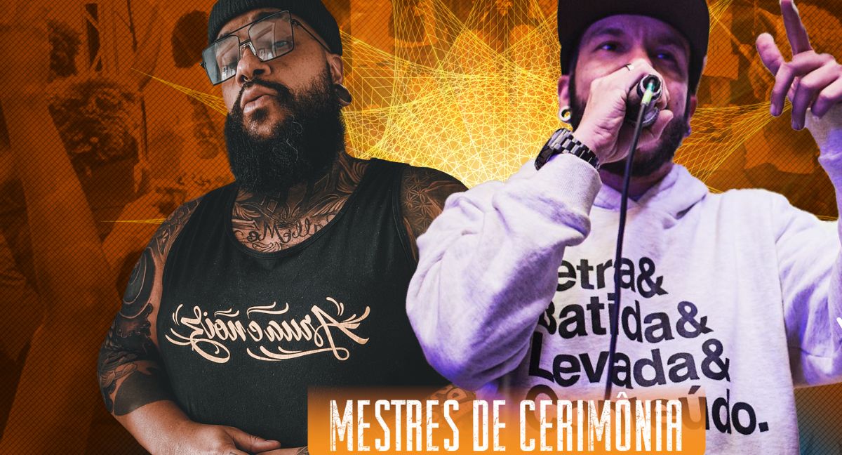 Arte com fotos de DMoro e Monge, que estarão na Batalha Griot (MC Monge/Divulgaçao)