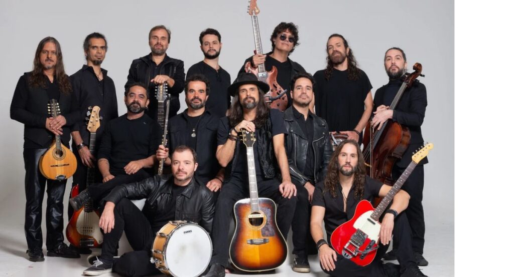 Os componentes da Orquestra Mineira de Rock, que já contabiliza 25 anos de estrada (Paulo Valle/Divulgação)