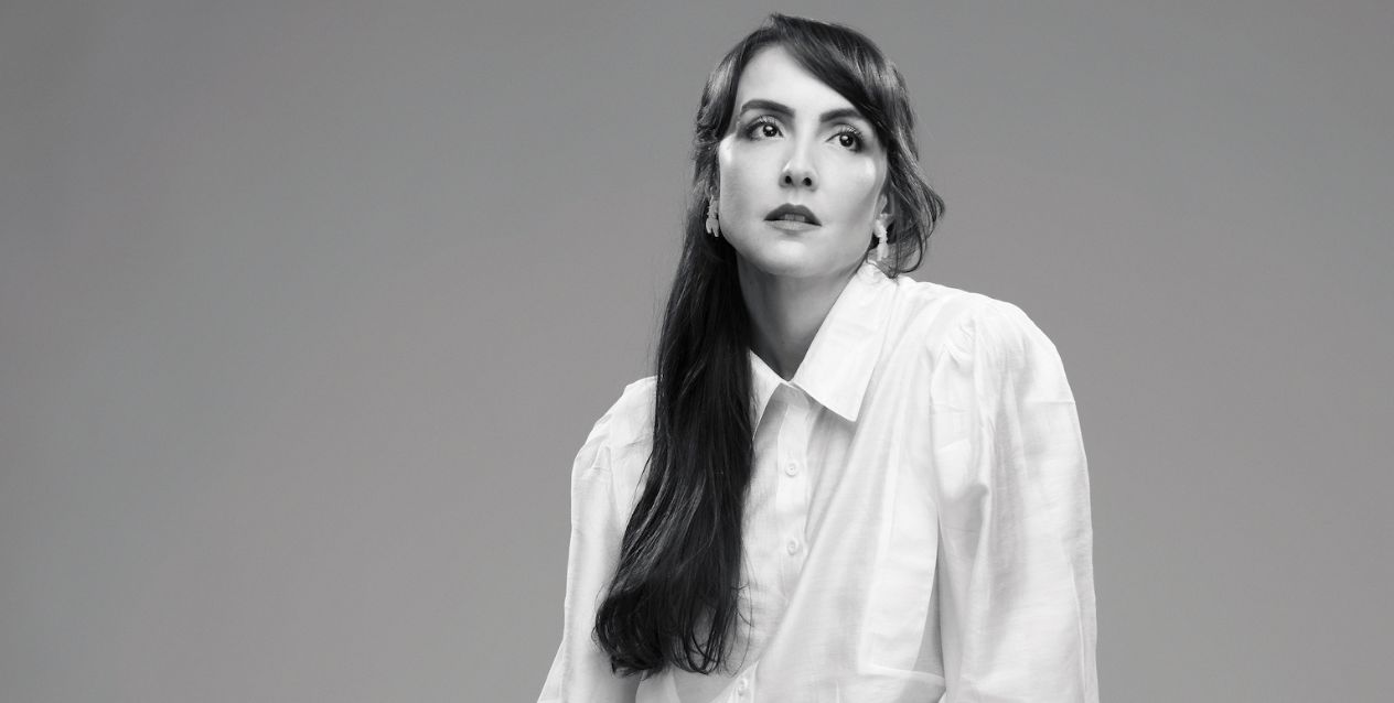 Nívea: idealizadora do concerto  que quer conduzir o público por uma viagem sonora que explora facetas da relação entre o homem e o universo (Daniel MAG/Divulgação)