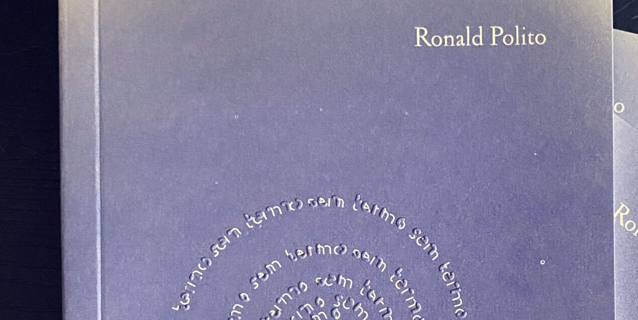 A capa do livro "sem termo", nova investida de Ronald Polito (Elza Silveira/Divulgação)
