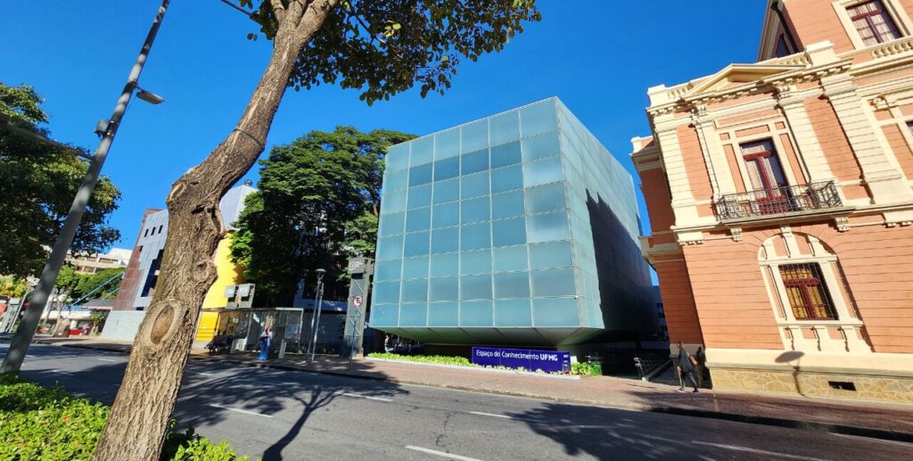 Prédio do Espaço do Conhecimento UFMG - Créditos Fernando Silva - Divulgação Espaço do Conhecimento UFMG.