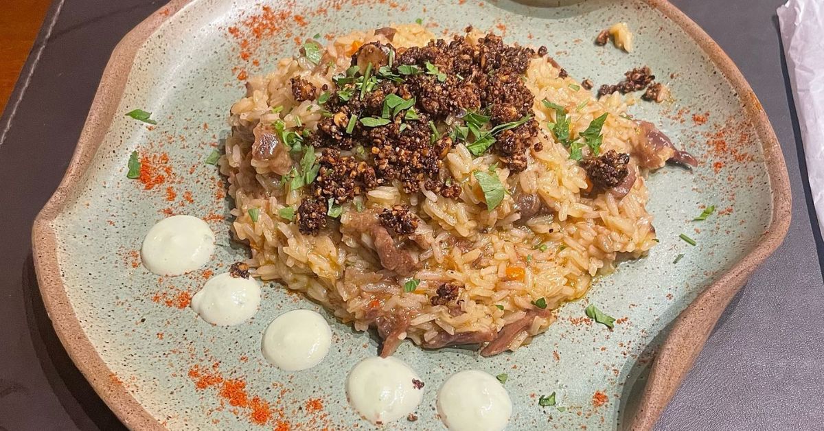 Arroz Caldoso de Rabada do Quintal. Foto: Quintal do Durval