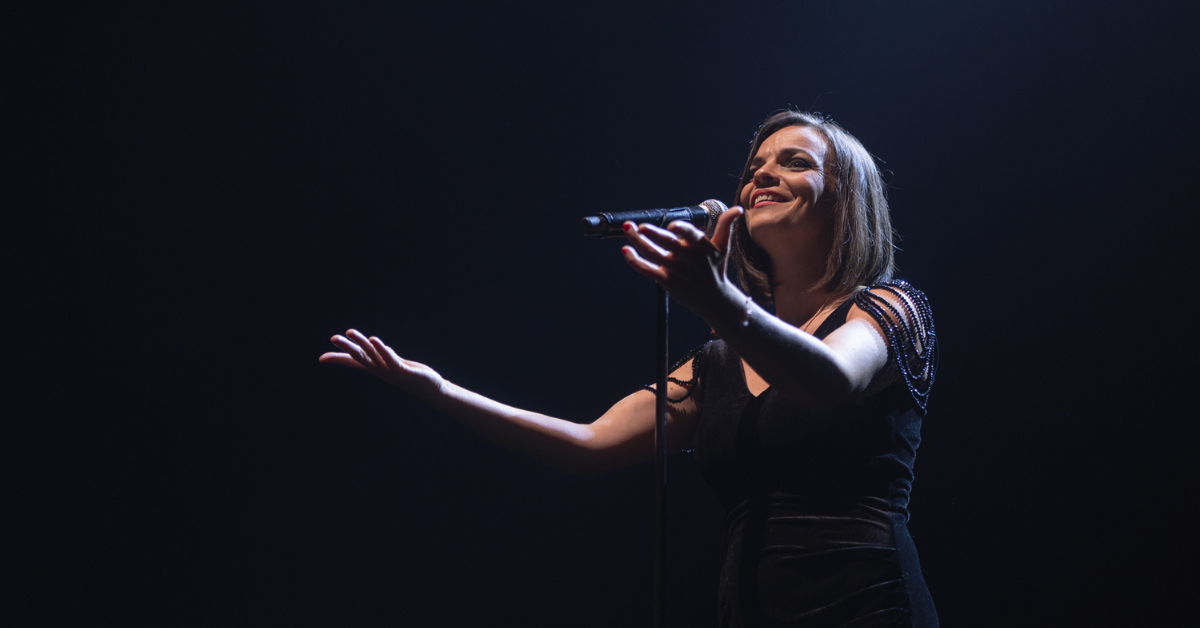 A cantora Anne Carrere. Foto: Marcelo Brammer