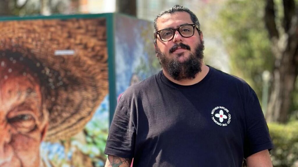 O fotógrafo Milton Lima. Foto: Victor Terra Lima