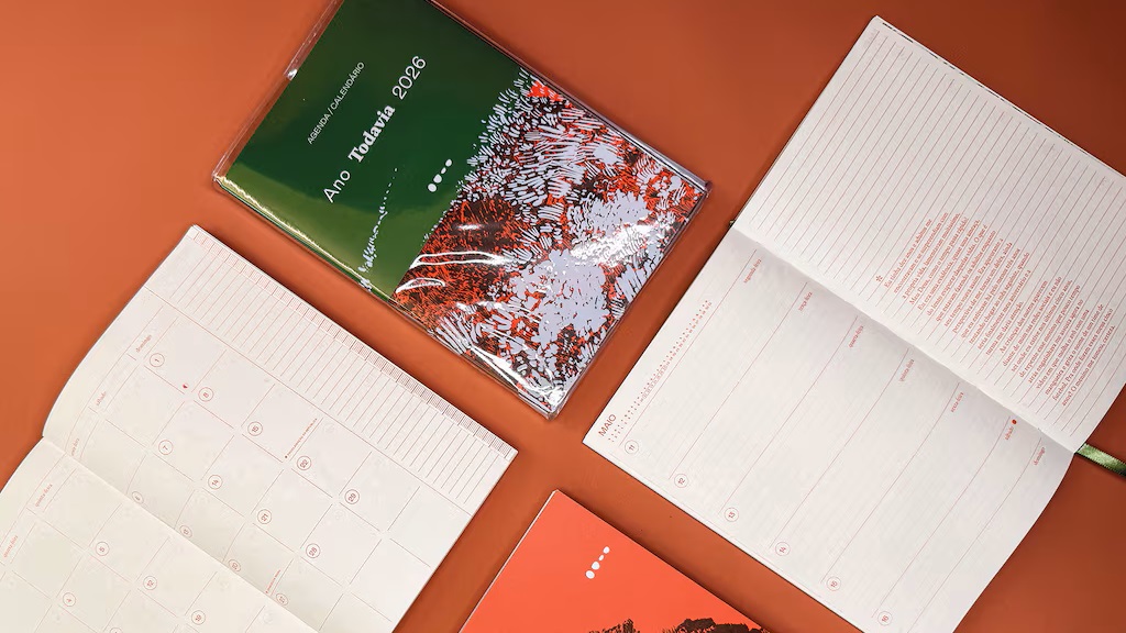 Planner Ano Todavia 2026 (Créditos Editora Todavia)