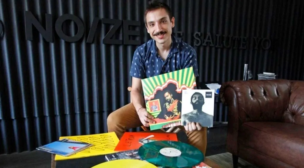 Ariel Fagundes, editor-chefe da Noize Record Club (Foto: Luiza Prado)